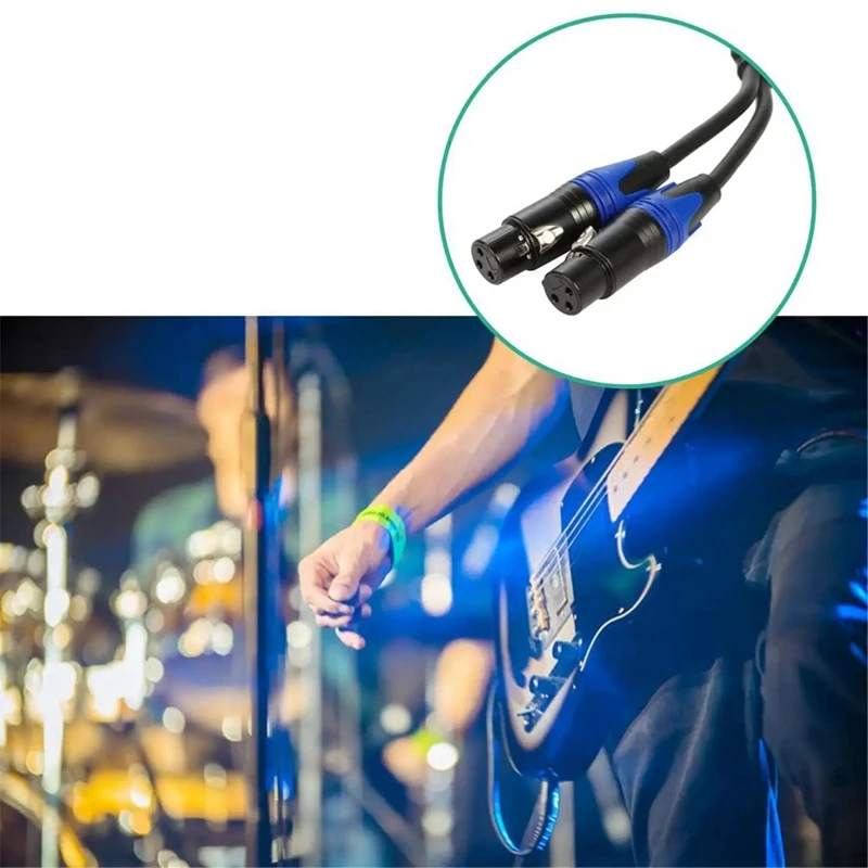 Y-образный сплиттер для микрофона 2 шт