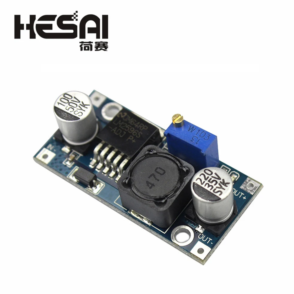 

Smart Electronics lm2596 LM2596S DC-DC 3-40V Adjustable Step-down Power Supply Module Voltage Regulator 3A