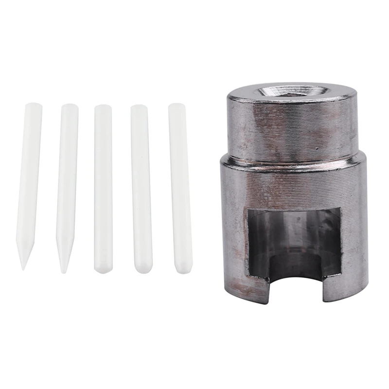 

5Pcs Knock Down Tap Down Tools White Nylon Pen Knock Down Tool With Screw Tips For Slide Hammer And Dent Lifter Good