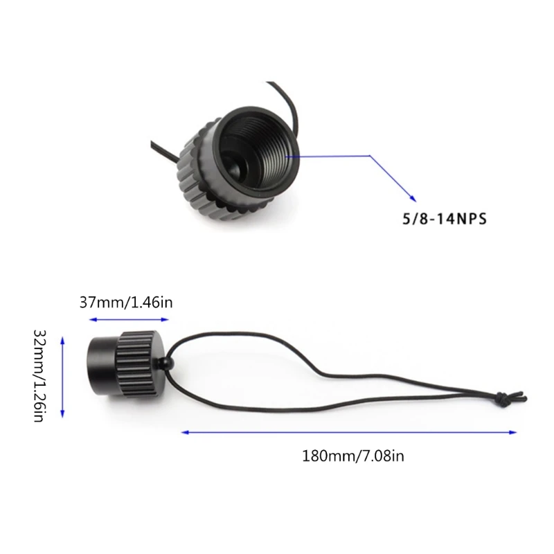 Крышка клапанов резервуара Дайвинг Клапаны DIN Регулятор Пылезащитные заглушки