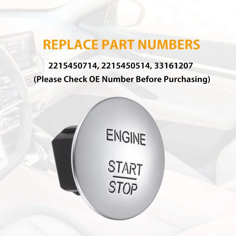 

Для Mercedes Benz C Class ML GL CL550 ML350 GLK350 бесключевая кнопка запуска и остановки двигателя 2215450714 33161207