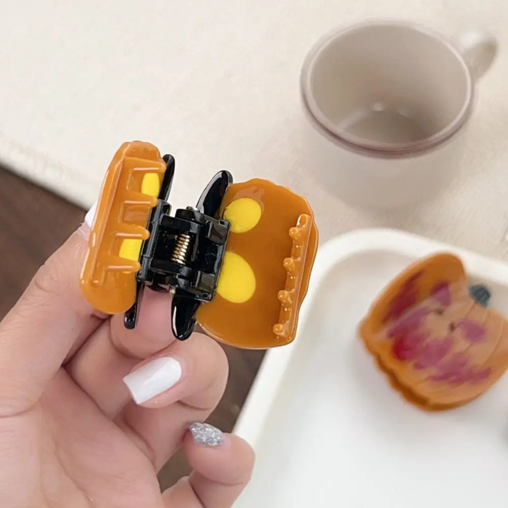 Страшный готический Хэллоуин Тыква волос коготь ацетат смешной Краб зажим мини