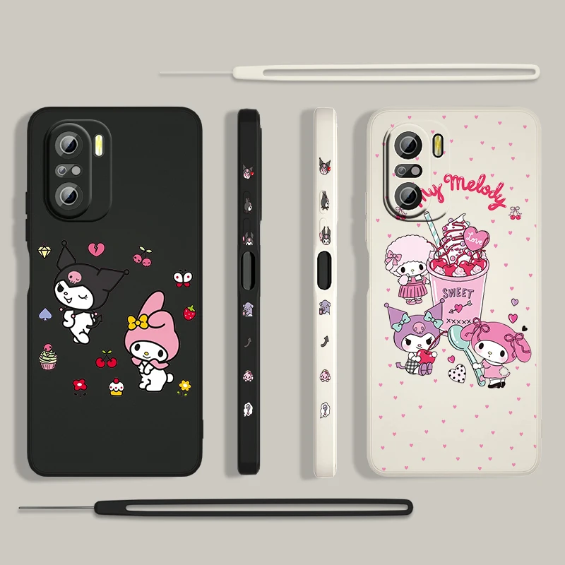 Мультяшная девушка Sanrio любовь для Xiaomi Redmi K50 Gaming 10X 9 9A 9T 9AT 8 8A 7 6A 5A 4X Pro 4G