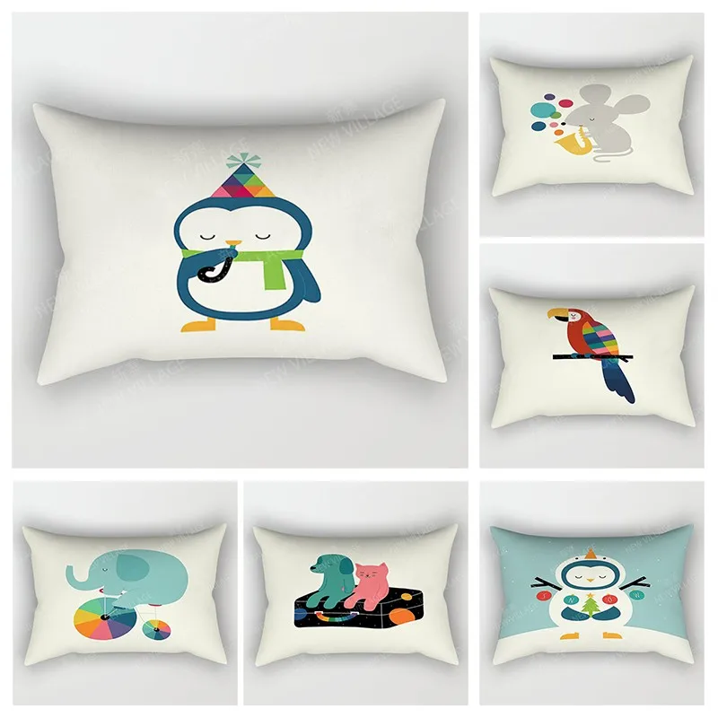 

Скандинавский осенний домашний декор, 30*50 см, декоративная подушка, фотодиван, современный богемный чехол, 30x50 см, 40x60 см, милая мультяшная подушка