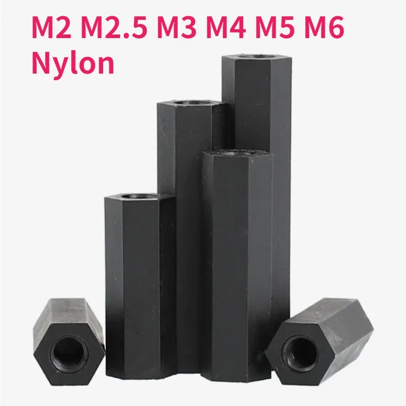 

Черные нейлоновые стойки M2 M2.5 M3 M4 M5 M6