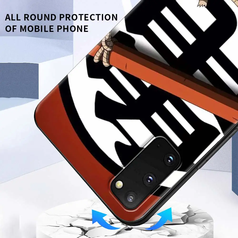 Чехол с логотипом Dragon Ball для Samsung Galaxy S22 S21 S20 FE S10 S9 Plus Note 20 Ultra 10 Lite черный чехол