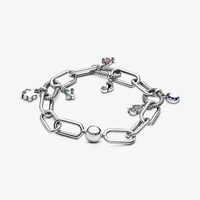 fit original brand me bracelet diy bead jewelry for women new 925 sterling silver my love starfish flamingo pendant charm