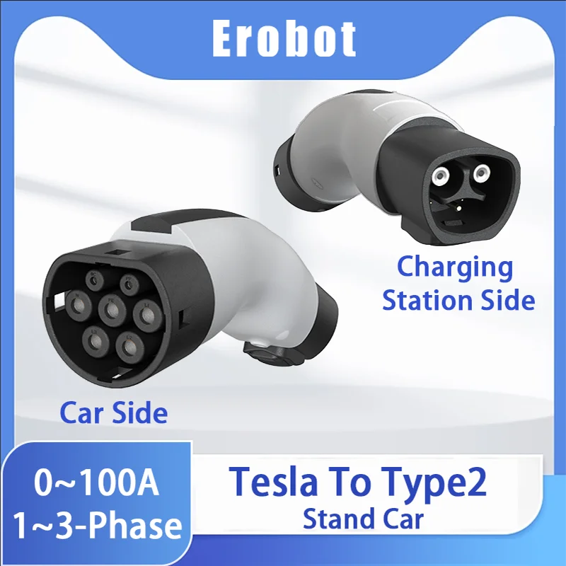 

Tesla y Accessories 2023 Electric Cars Charge Station to Type 2 Vehicle Type 2 Adapter,Electric Car Charging Adapter Model x 3