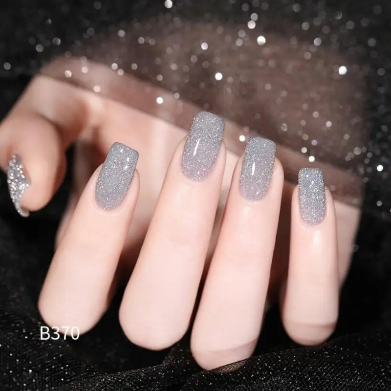 

Bole New Glitter Nail Polish Glue 10 Colors Diamond Nail Polish UV Gel Semi-permanent Varnish Bright Nail Polish DIY Manicures