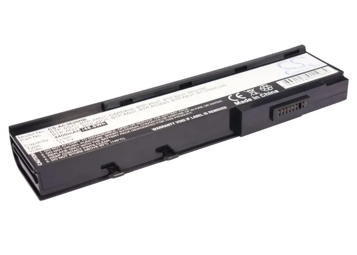 

Аккумулятор для ноутбука Acer, литий-ионный аккумулятор 4400 мАч/48,84 Втч, 2423WXCi,2424NWXMi,2428AWXMi,2440,3010 Series,3250 Series,3280 Series