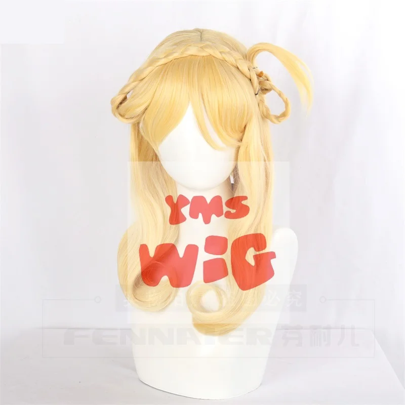 Аниме LoveLive Sunshine Ohara Mari парик для косплея Love Live золотисто-желтые синтетические