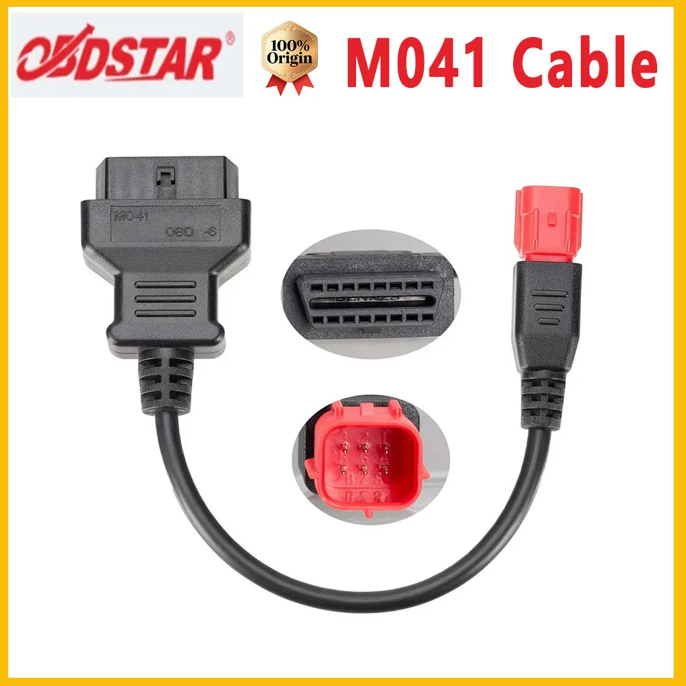 Фото Кабель OBDSTAR M041 для 2019-Ducati EURO V, функция регулировки кластера мотоцикла, совместимый с MS80/MS50 iScan для Ducati №1
