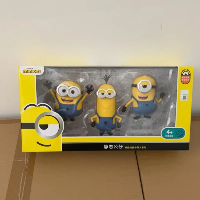 Набор капсульных игрушек Miniones Kevin Bob Gru 3d Eye Гадкий с оружием Фигурки игрушки для