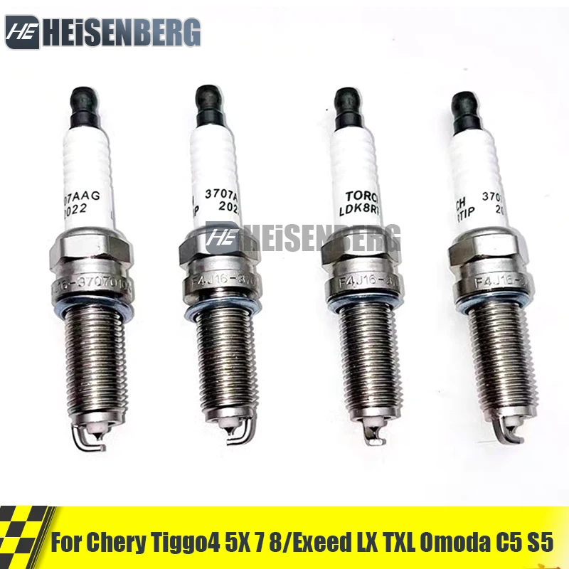 Фото Свеча зажигания для Chery Tiggo4 5X 7 8/4 7 8Pro/7 8Pro Max Exeed LX TXL Omoda C5 S5 Jetour X70 90/Plus F4J16-37010 №1