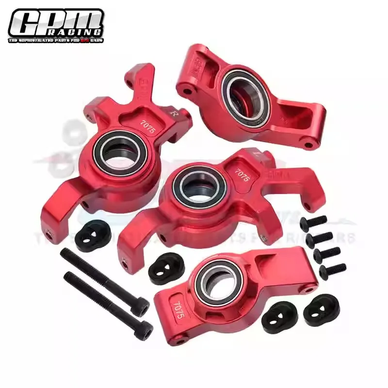 Передняя рулевая чаша GPM 7075 (большой подшипник) + Задняя тройной 7852 7737X для TRAXXAS X MAXX