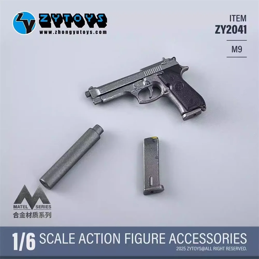 Фото Продаются миниатюрные игрушки ZYTOYS 1/6 ZY2041 ZY2042 ZY2043: дополнительное оружие M9 M1911 (не настоящие), для 12-дюймовых фигурок, элементы для сцен, DIY-наборы. №2