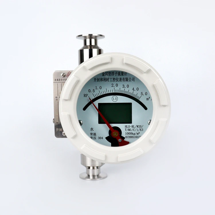 

Mechanical pointer metal tube gas rotameter for horizontal flowmeter installation of micro oil and