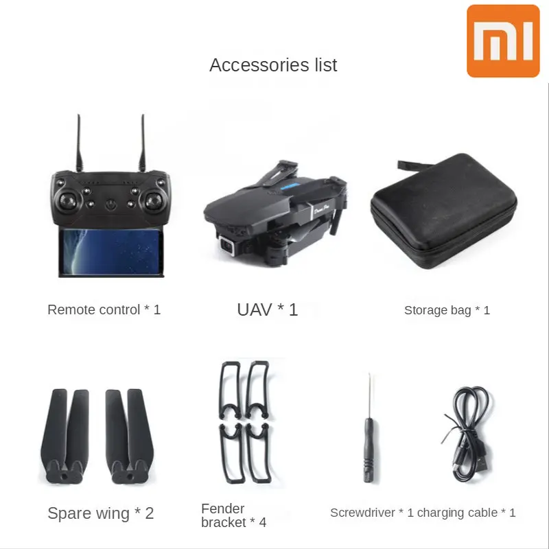 Xiaomi UAV Mini E88 четырехосевой складной пульт дистанционного управления летательный