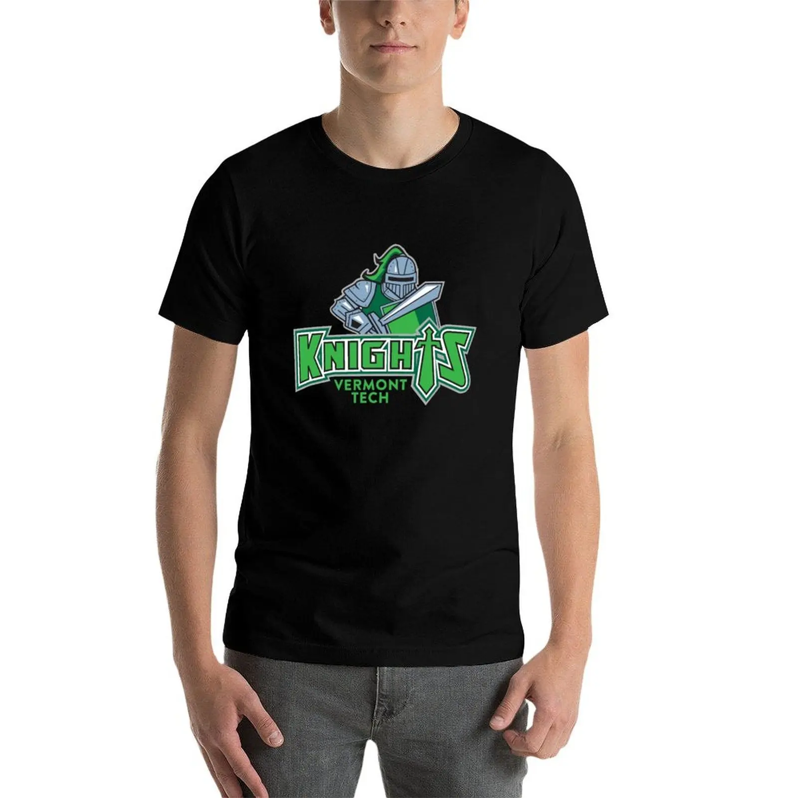 Фото Футболка Vermont Tech Knights, летняя модная повседневная футболка №3