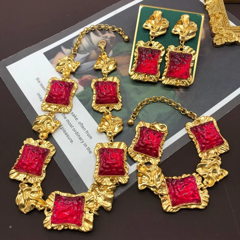 2023 НОВЫЙ Средневековый Западный эффект лавы нерегулярный красный желеобразный