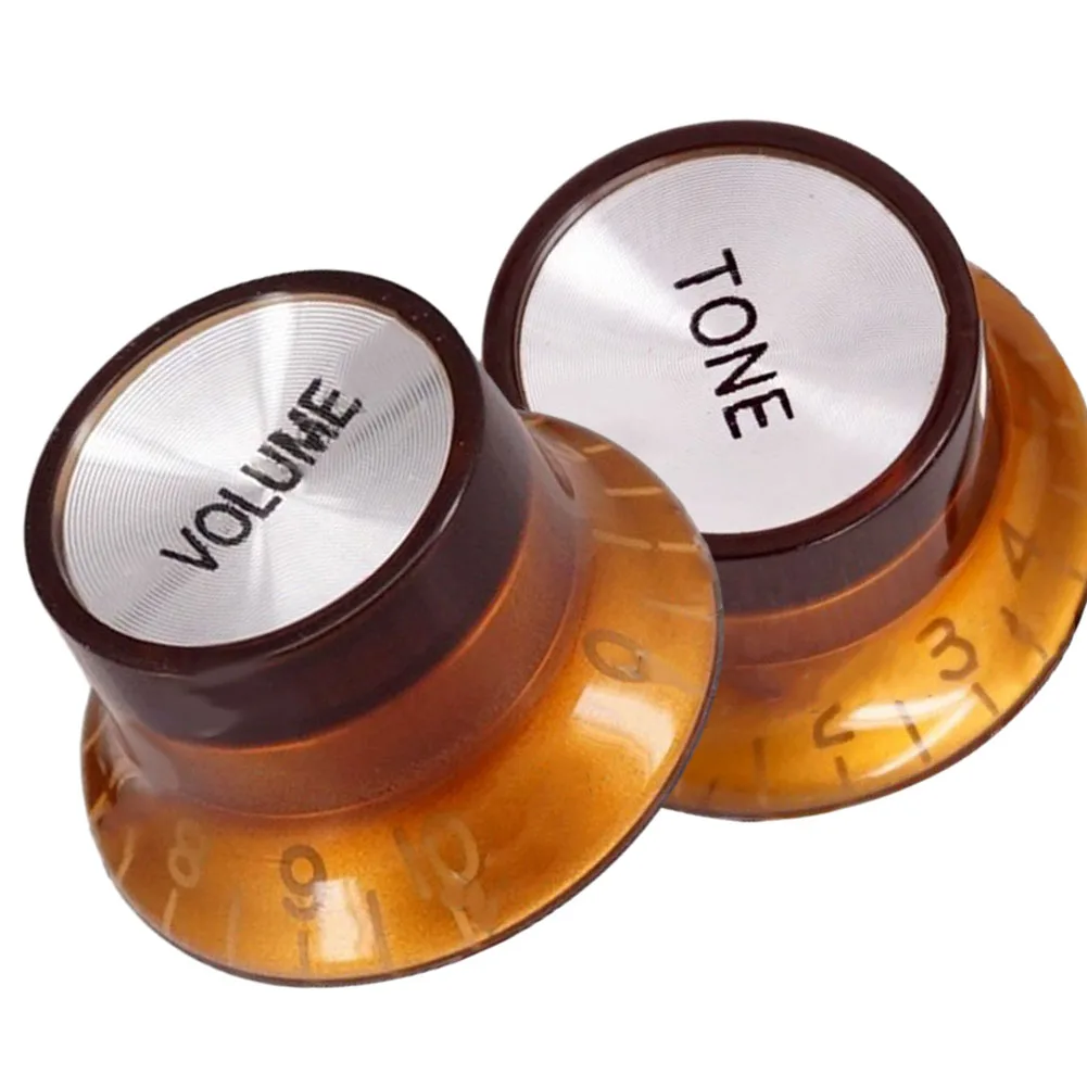 

3PCS Guitar Strat Knob Strat Style Knobs 1 Volume 2 Tone Control Knobs For ST SQ Electric Guitar Bass Accessories