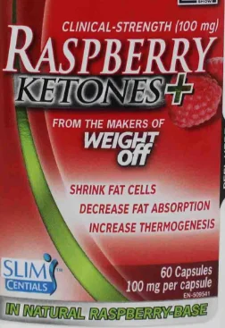 

Raspberry Ketones helps to decompose and transform f-at 60pcs / bottle