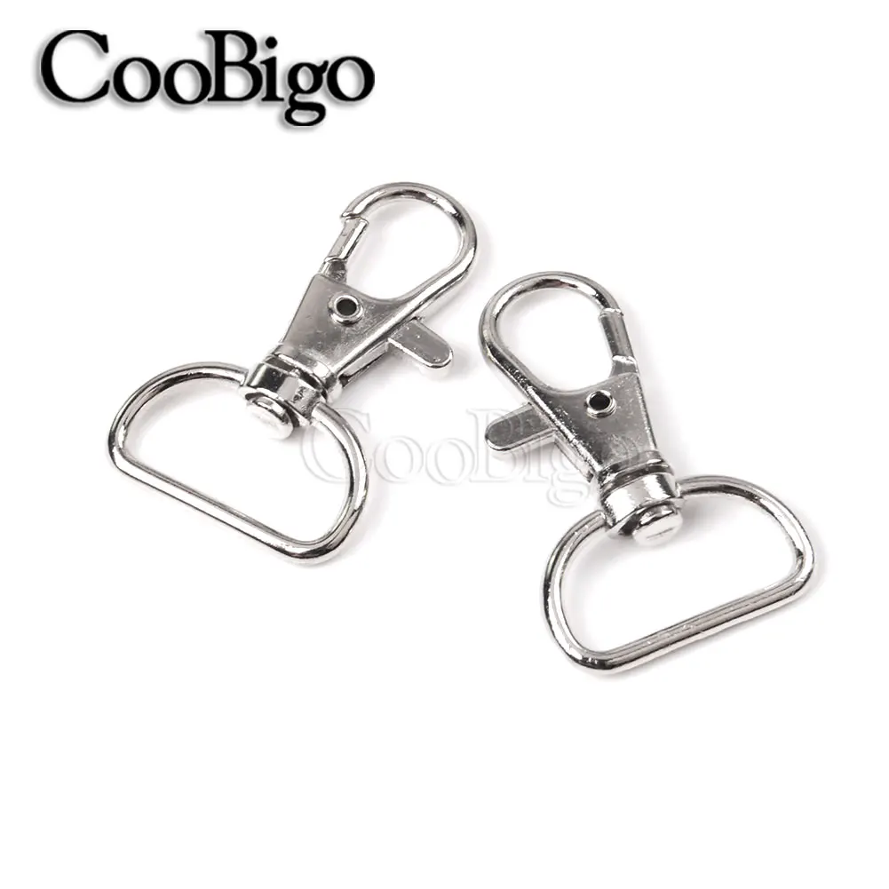 Металлическая поворотная застежка-лобстер карабин для брелка брелок цепочка