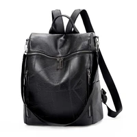 2022 luxury backpack women pu leather backpack high capacity travel backpack fashion school bags shoulder bags mochila feminina