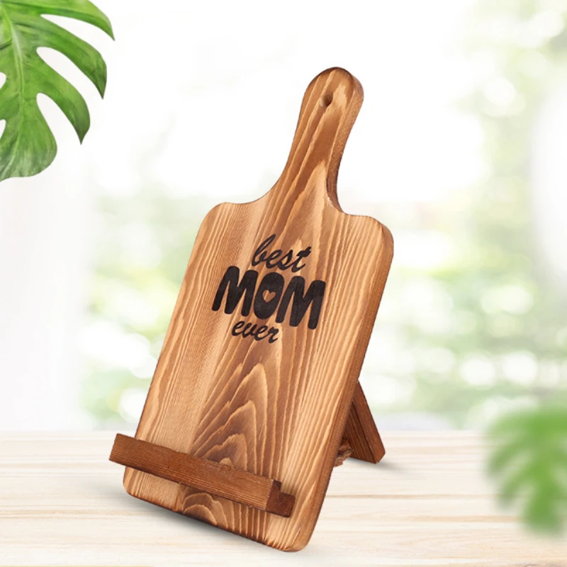 

Wooden Stand Restaurant Recipe Stand Christmas Cutting Board Wooden Recipe IPad Tablet