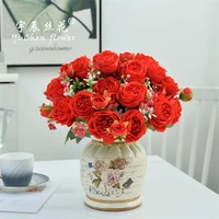 30cm simulated subshrubby peony flower wedding bouquet bridal bouquet flower arranging props living room vase decor