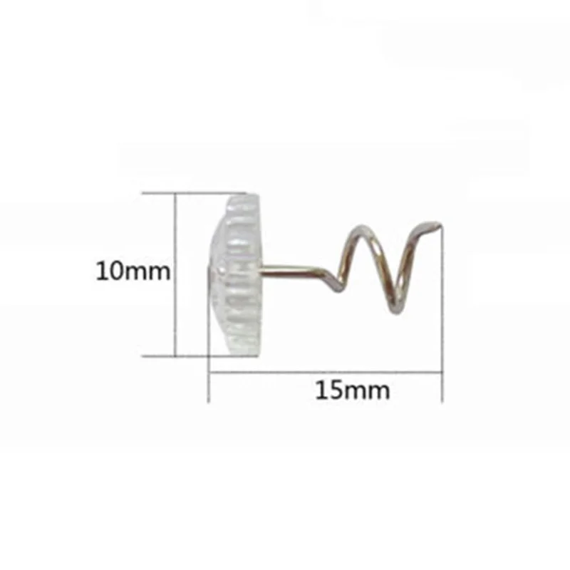 60 шт. прозрачные шпильки из нержавеющей стали для внутренней обивки автомобиля