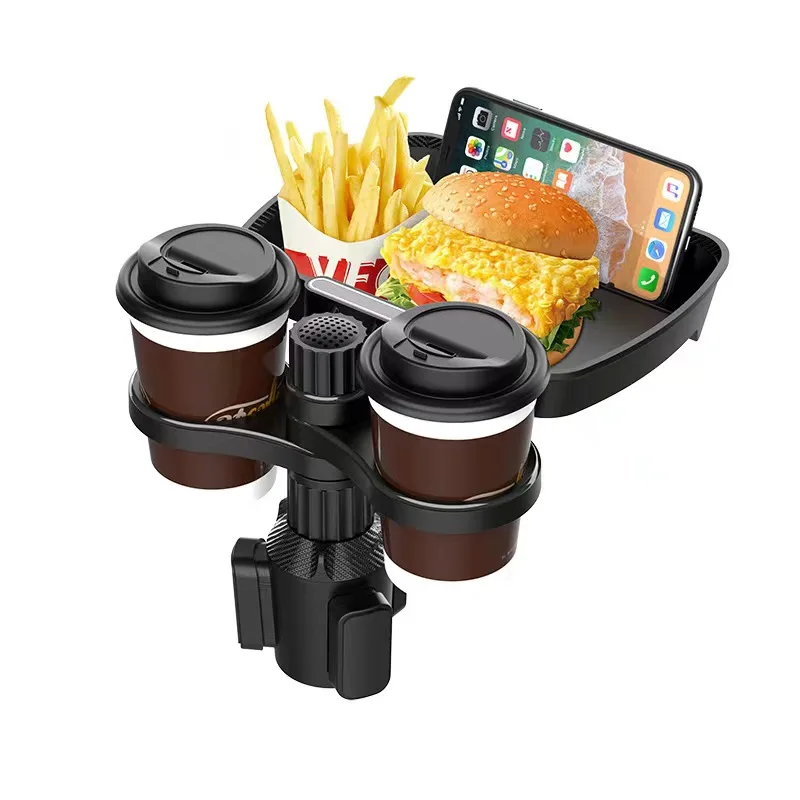

High Style Car Plate Tray Cup Holder Water cup Beverage Coffee Food Storage Rack Multifunctional Car storage accessories