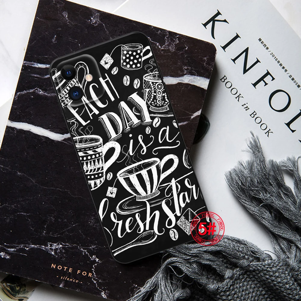 Мягкий чехол 50Q с принтом кофе для Huawei Y5P Y6P Y7A Y8P Y9A Y6 Y7 Y8S Y9S Y9 Prime Nova 9 9I 4E 5T 7 Mate 10 Lite 20 Pro