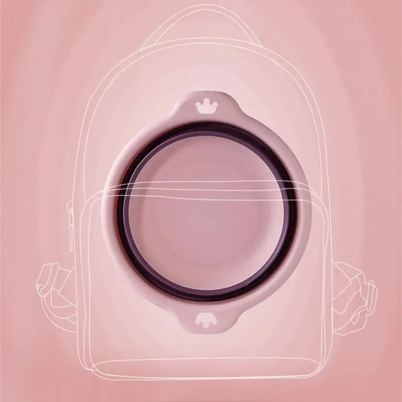 Портативная складная пластиковая дорожная Складная Раковина безопасная Прочная