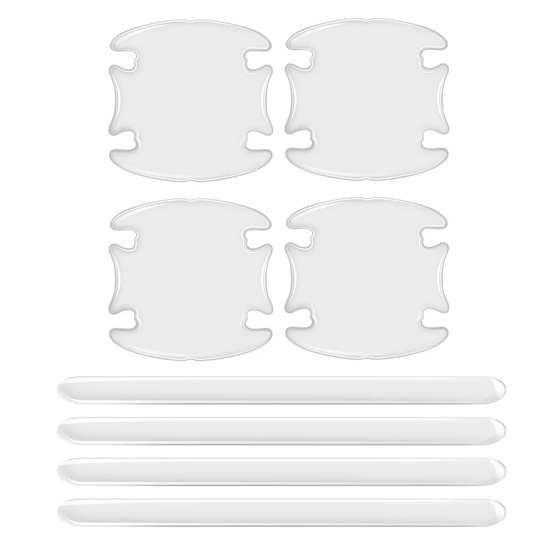 

8 шт., защитные наклейки на дверную ручку автомобиля, универсальные защитные наклейки для Alfa Romeo GT, накладка на бампер автомобиля Toyota Corolla Cross