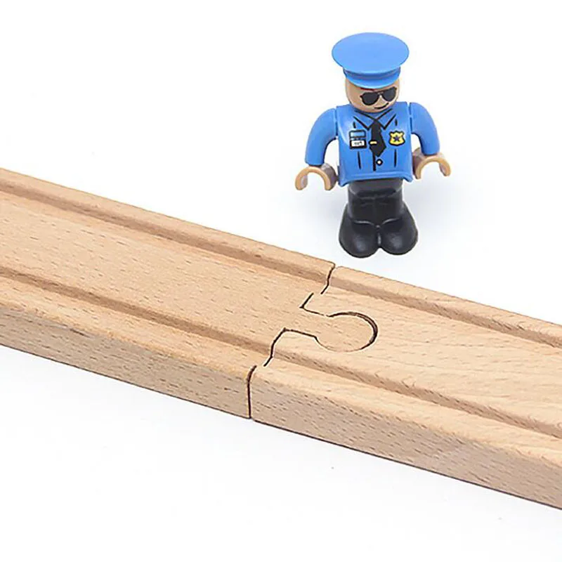 Новый деревянный трек железной дороги аксессуары все виды деревянных треков