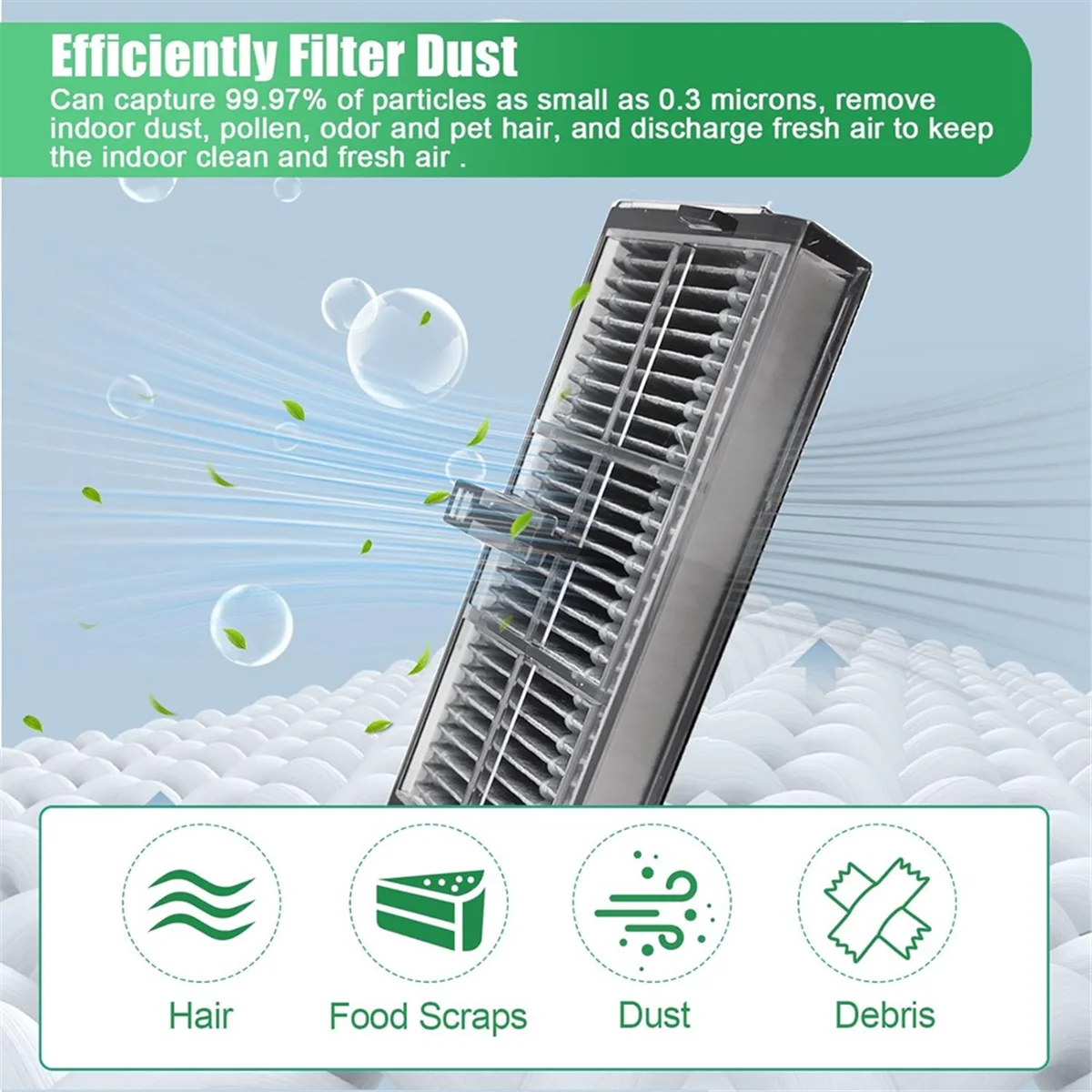 Hepa-фильтр для робота-пылесоса Dreame L10s Pro Ultra Heat / X40 X30 Plus/