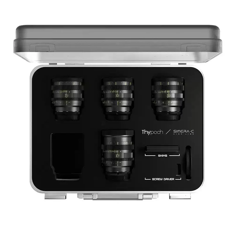 Thypoch Simera-C 28mm/35mm/50mm/75mm T1.5 Cine Primes Lens Manual Focus For Sony E Mount Cameras