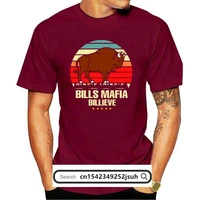 new slogan vintage bills mafia billieve tshirt gift buffalo t shirt men cool mens t shirts 2021 clothing