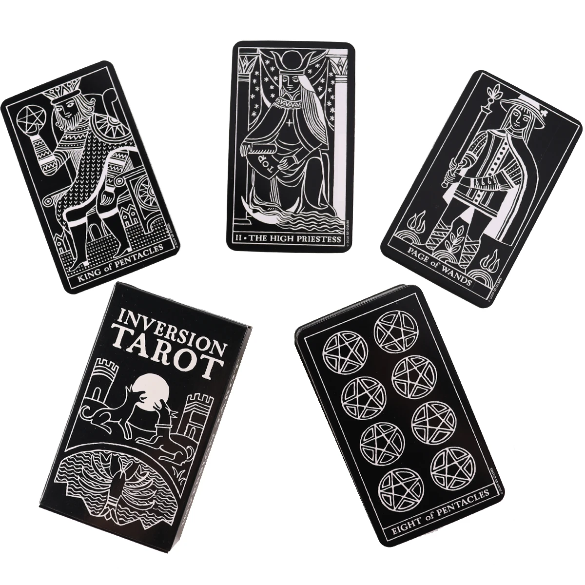 

78 Pcs Inversion Tarot Cards Deck Board Game Card Game Playing Cards Party Table Game Gift Fortune-telling Oracle