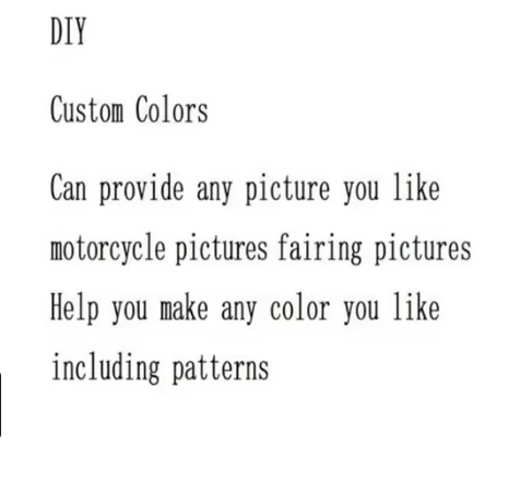 Высококачественный белый серебряный мотоцикл ABS инъекция обтекатель кузова