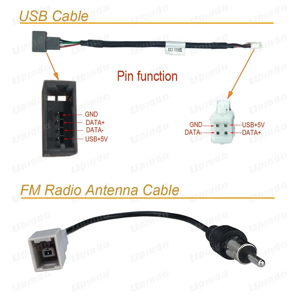 Автомобильный радиокабель CAN-шина адаптер жгут проводов разъем питания для Hyundai