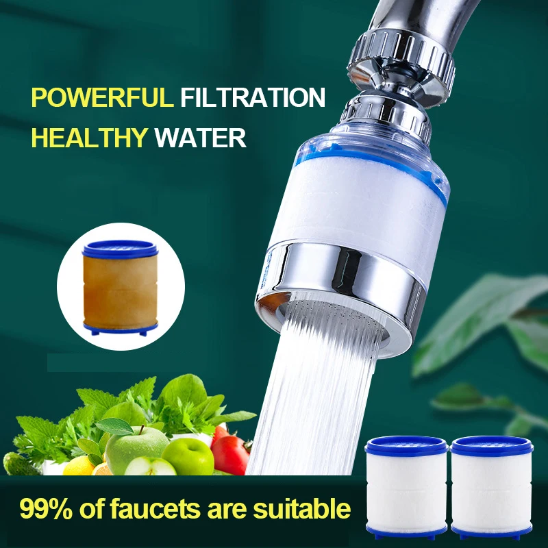 

NINETOP 360 Degree Rotating Filtration Purifier Kitchen Faucet Tap Extender Splash-Proof Water Saving Filter Connector Fitting