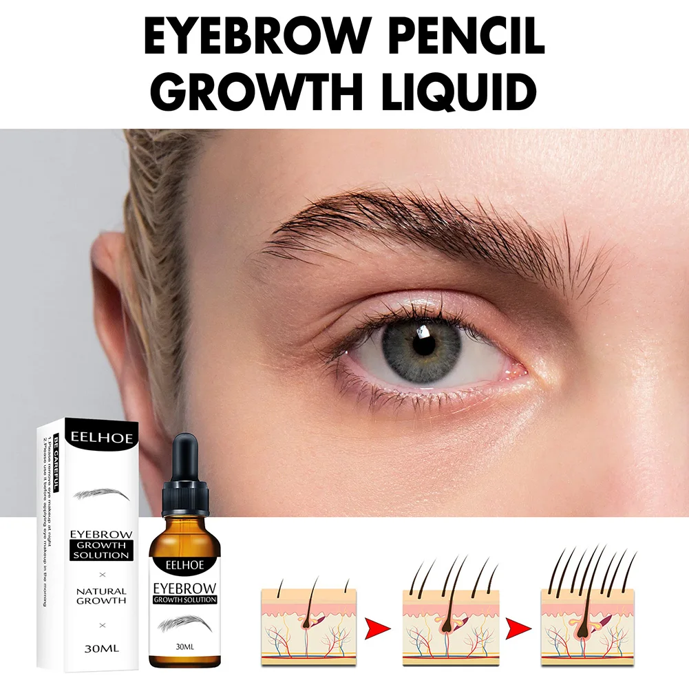 

Natural Eyebrow Growth Serum Fast Growing Eyebrows Essential Oil Prevent Hair Loss Damaged Treatment Eyebrow Growing Thick Care