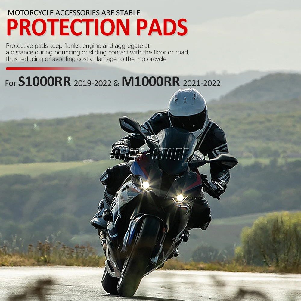 2019 2020 New Side Frame Slider Crash Pads FOR BMW S1000RR M1000RR 2021 22 Falling Protection Motorcycle Accessories S M 1000 RR enlarge