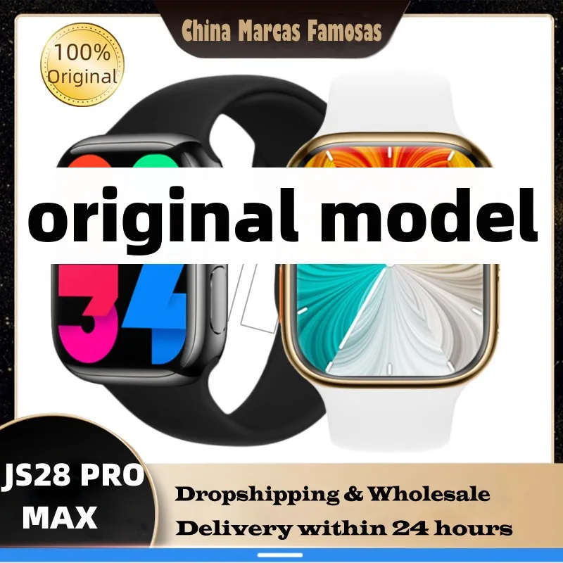 Новинка, умные часы JS28 PRO MAX с полным экраном 2,10 дюйма, bluetooth, пульсометром, кровяным давлением, оксиметром, paypal