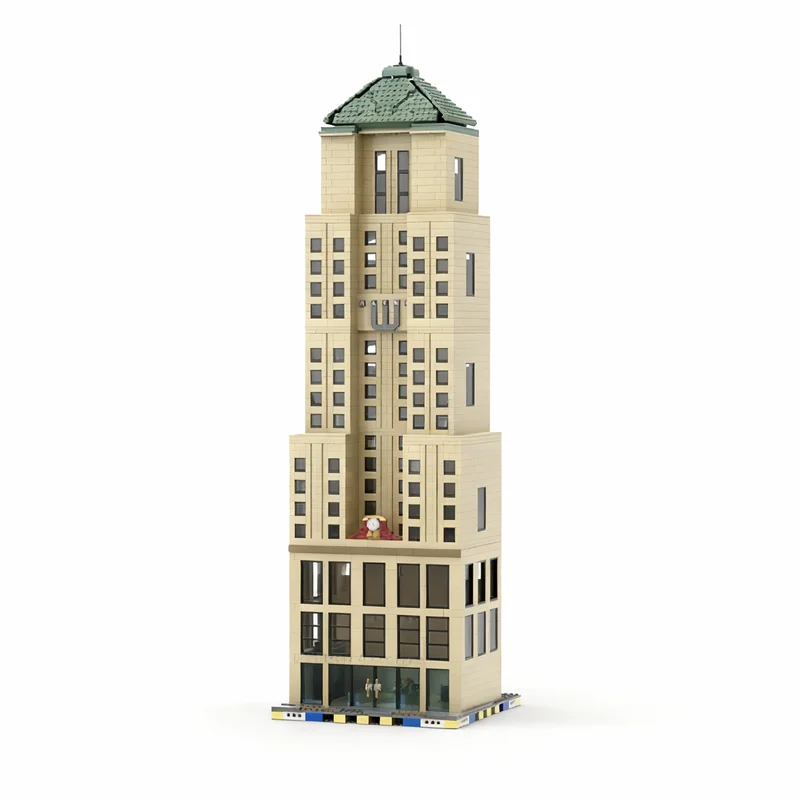 3731 деталь MOC Башня Уэйна, модель Бэтмена из серии Super Heroes DC, строительные блоки, рождественский подарок, развивающая игрушка, подарок на день рождения, для сборки. (art.: 3920dcc2253cf) - 3920dcc2253cf