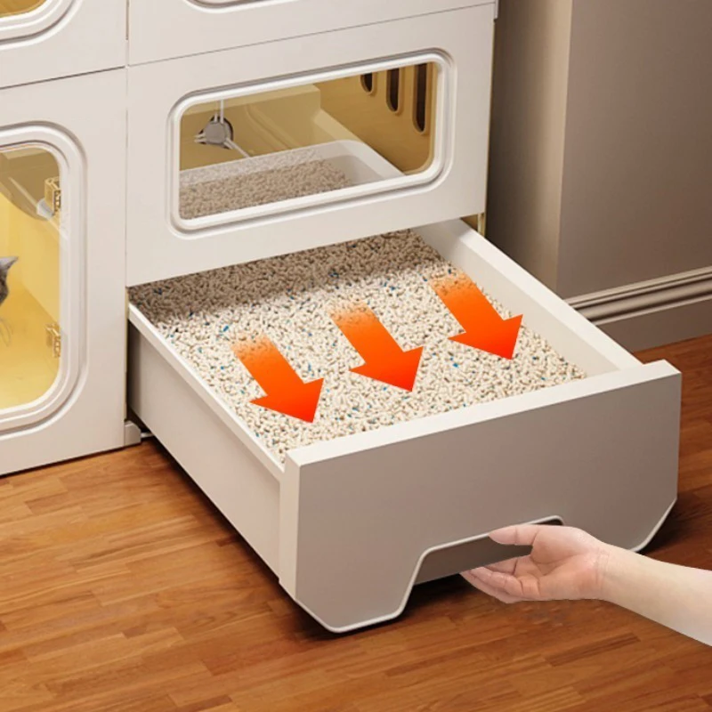 Большая клетка для кошек товары домашних животных переноски кошки с унитазом