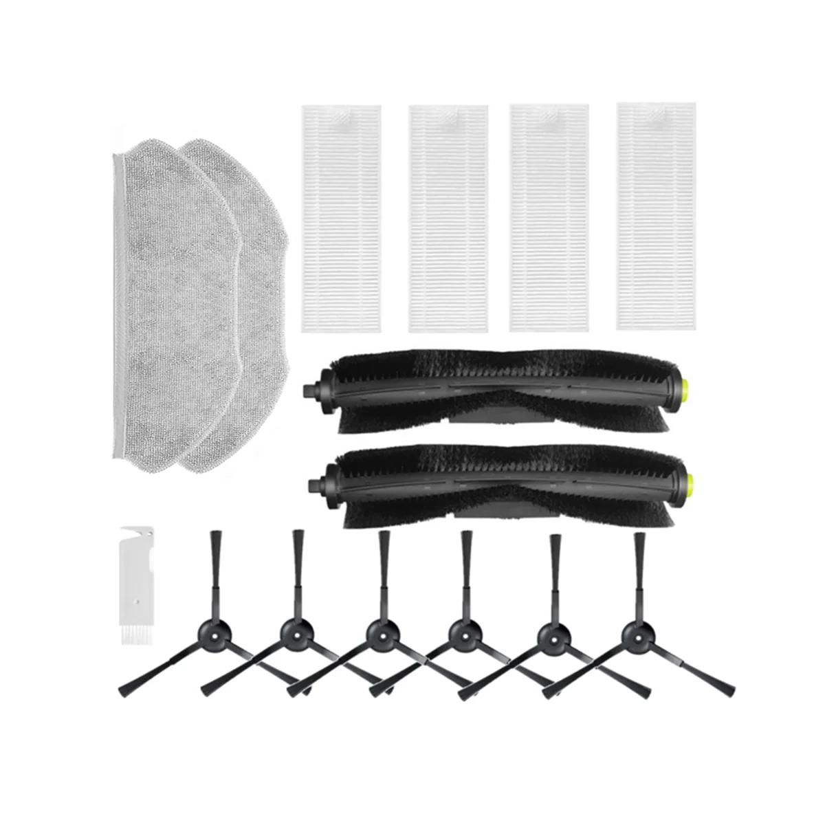 

Accessories for Qihoo 360 S10 X100 Max Robot Vacuum Cleaner Spare Main Brush Side Brush Hepa Filter