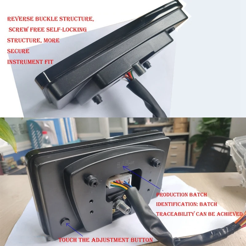 Панель цифрового счетчика для ITALIKA EX125 FORZA125 Ft125 Спидометр Одометр в сборе Honda CG125